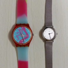 ck캘빈클라인/스와치 빈티지 swatch 2001ㅡ2002년 라인 레트로