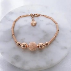 14k 샌딩 볼륨 팔찌 17.5cm