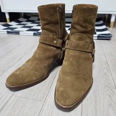 생로랑 16fw 스웨이드 하네스 부츠