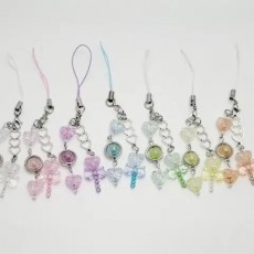 비즈 키링 요술봉 키링