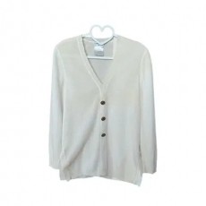 샤넬 정품 가디건 아이보리