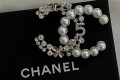 정품 샤넬 no.5 진주 크리스탈 브로치