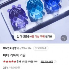 바다 거북이 키링