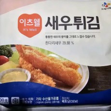 냉동 빵가루 새우튀김