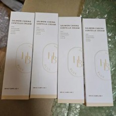 헤브블루 살몬 케어링 센텔라 크림 4개구성