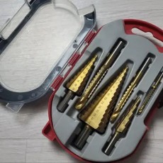 스텝드릴 홀컷터 티타늄 코팅 스탭드릴 드릴 홀쏘 스텝