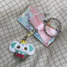 레어할인)빛의 전사 프리큐어 포룬 키링 스트랩 빈티지 피규어 미소녀