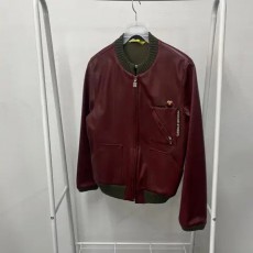 빈티지 엘모 가죽 봄버 자켓