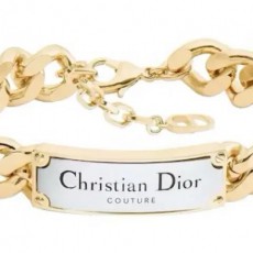 디올 아이콘 체인 링크 팔찌 골드 새상품 판매