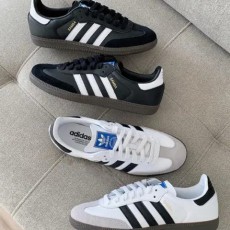 정품)새상품 아디다스 삼바 OG 클라우드 화이트&블랙