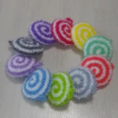 회오리 호빵 수세미