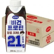 얼티브 비건프로틴 초코맛 250MLX18개 단백질음료