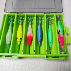 신형 주꾸미 갑오징어용 야광 에기 미사용  새제품 7개