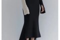 (새상품)리파인드902 머메이드 스커트 블랙