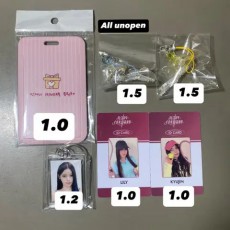 후기180이상) 엔믹스 포카 미공포 특전 카드홀더 바다 친구 비즈 키링