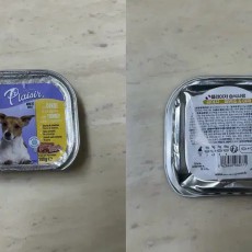 플레이저 습식사료 강아지 칠면조&야채