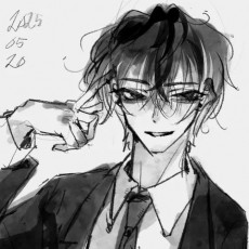 흑백 그림 커미션