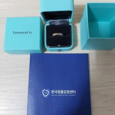 티파니앤코 밀그레인(국내9호) 18k반지