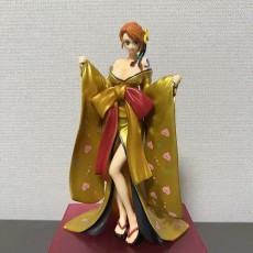 (라스트원상)원피스 제일복권 피규어 나미 기모노ver. 골드