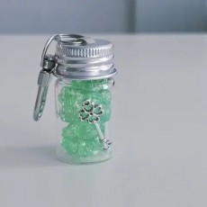 클로버  행운의 열쇠 키링