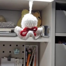 뜨개 날씨인형 키링