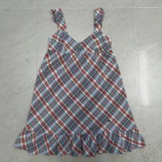 버버리 블루라벨 체크 원피스 36