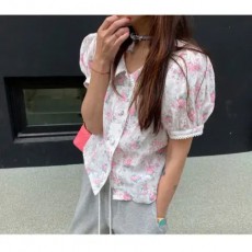 투머치토커 페퍼윤윤 린넨 블라우스 (새상품컨디션)