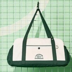스타벅스 라코스테 멀티플백 그린 새상품 라코스테 가방