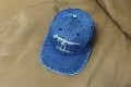 Supreme 슈프림 쥬라기 워시드 데님 6패널 볼캡 모자 (Denim)