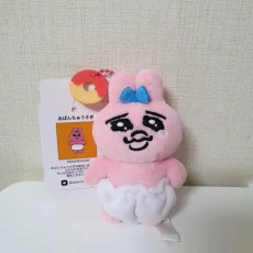 일본 정품 오빤쮸 우사기 빤쮸토끼 도넛 마스코트 인형 굿즈 키링