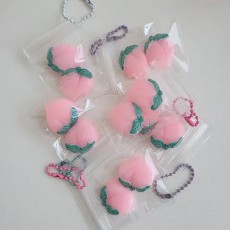 복숭아 말랑이 키링