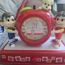 (일본정품)빈티지 후지야 페코짱 사과 만년 달력