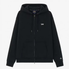 리 Lee 스몰 트위치 로고 후드 집업 블랙 M(라이즈 원빈 착용)