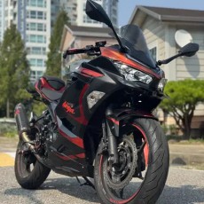 가와사키 닌자400 19년형 2만키로 아크라(구변완)블박튜닝