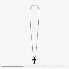 크롬하츠 실리크롬 블랙 팬던트 목걸이