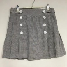 럭키슈에뜨 체크 플레어 스커트 67