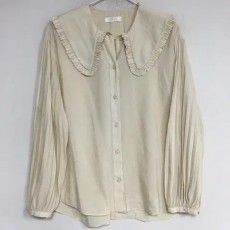 22 SJSJ 에스제이 플리츠 슬리브 블라우스