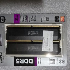 Crucial DDR5 Pro RAM 32GB 키트(2x16GB)6000