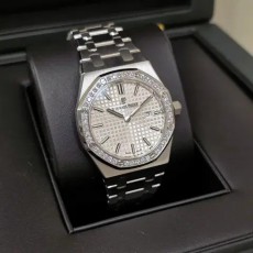 오데마피게 로얄오크 33mm 스틸 67651ST 화이트 다이아 25년식