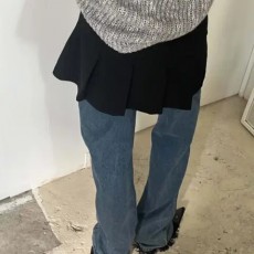 김아홉 레이어드 스커트