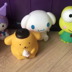 산리오 시나모롤 쿠로미 폼폼푸린 케로피 포차코 마이멜로디 저금통