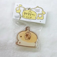 아코 아이콩 햄스터 에폭시 아크릴 집게 다꾸 집게 문구 스티커 엽서 키링