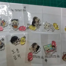 아밝 백라이트미니아크릴 아크릴 미니스탠드 드래곤볼 드골 10종 전종세트