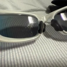 오클리 스트레이트 자켓 2.0 White Red Iridium